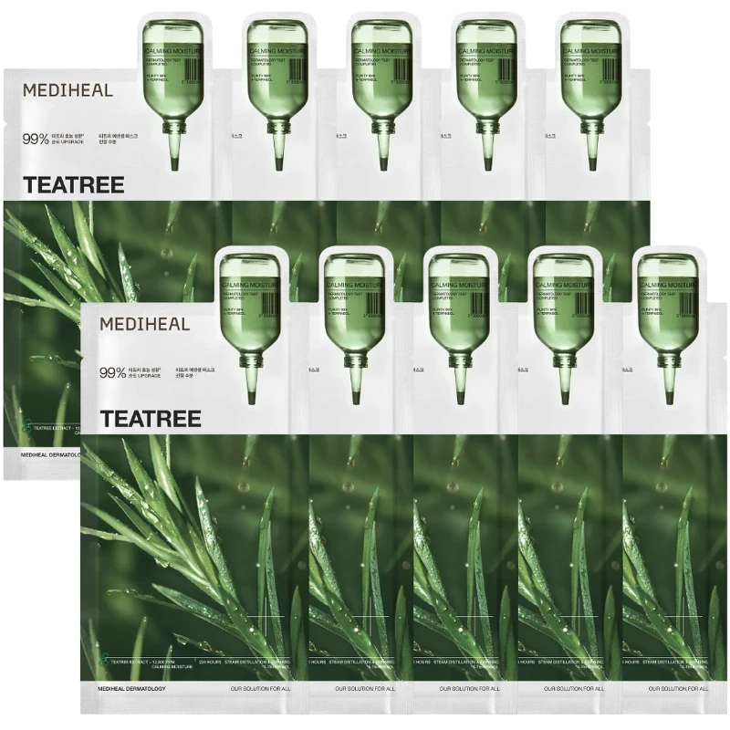 Mediheal Teatree Essential Mask Calming Moisture 10 Pieces