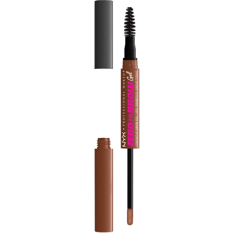 Nyx Professional Makeup Zero To Brow Longwear Brow Gel 2 Ml   04 Auburn