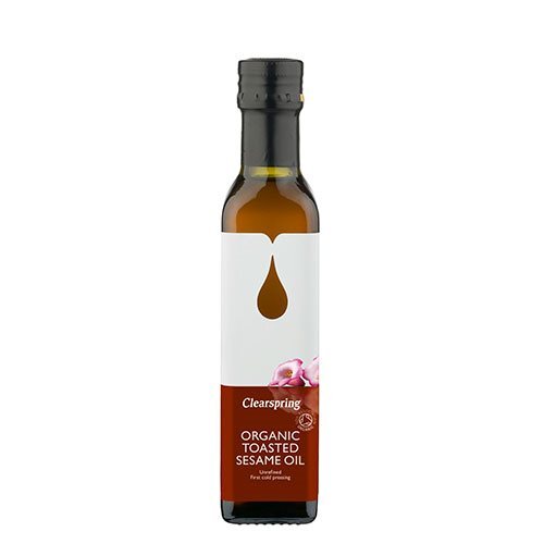 Clearspring Ristet Sesam Olie økologisk 250 Ml