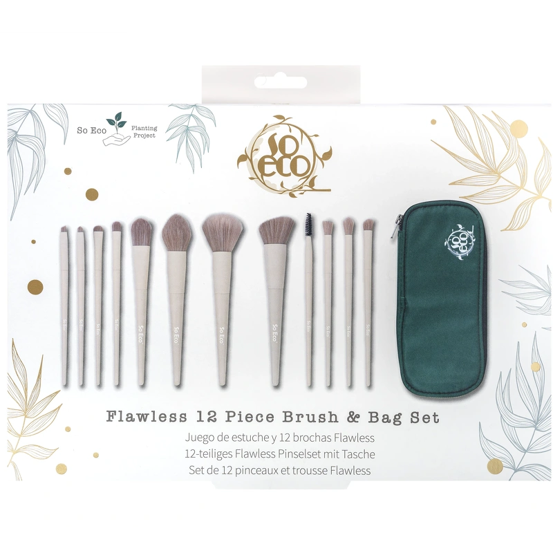 So Eco Flawless 12 Piece Brush   Bag Set  Limited Edition