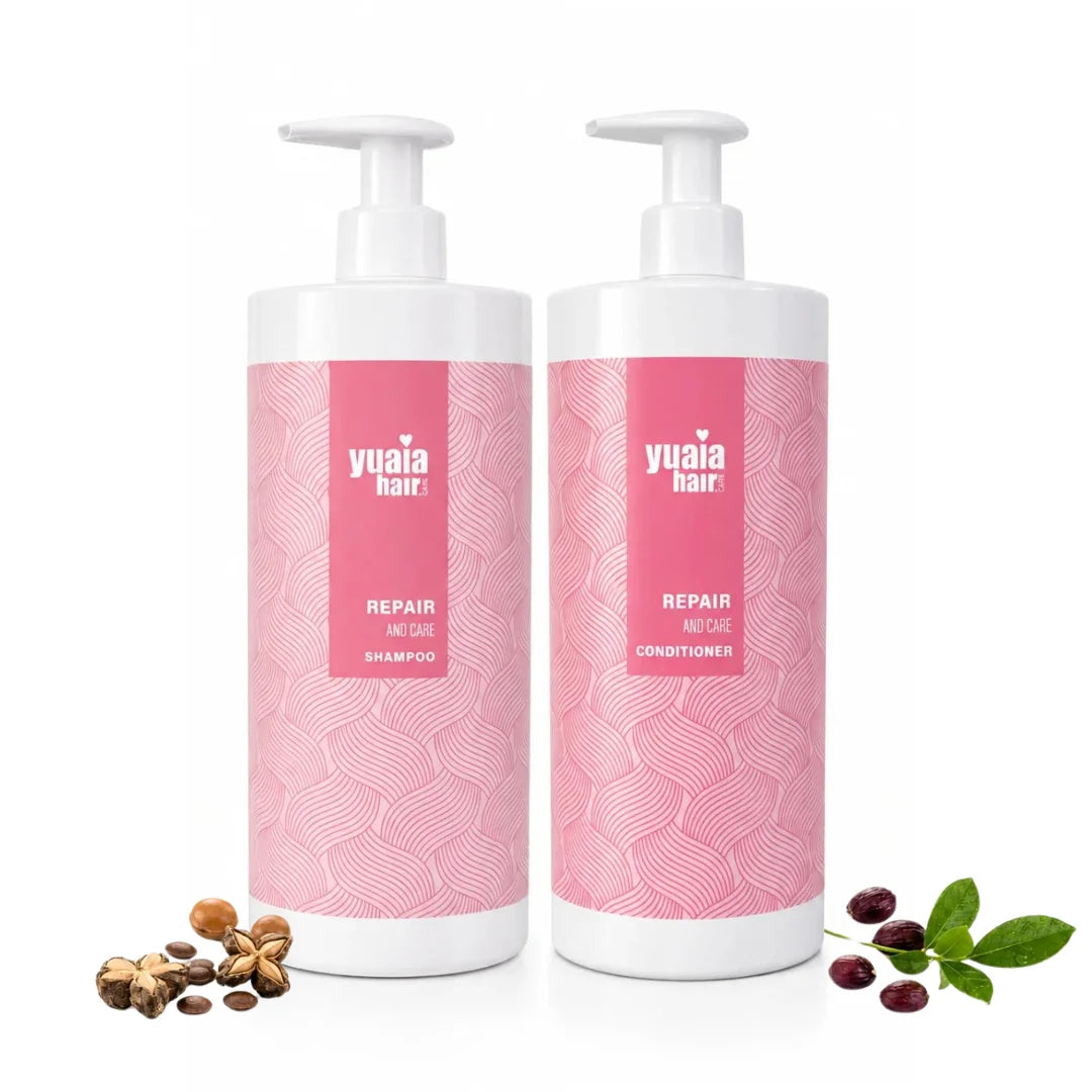Repair And Care Shampoo Og Conditioner 1000 Ml   Sulfatfri   Silikonefri