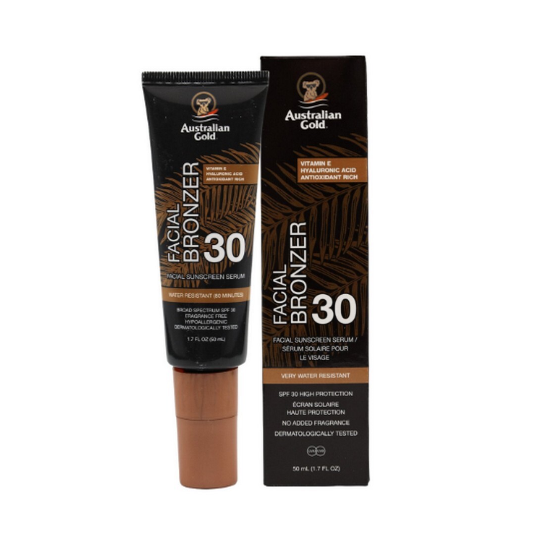 Australian Gold   Facial Serum Bronzer Spf30   50 Ml
