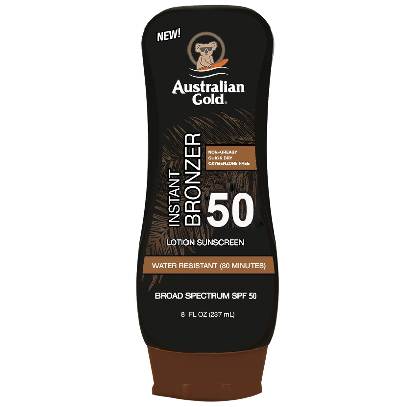Australian Gold Instant Bronzer Lotion Spf 50   237 Ml