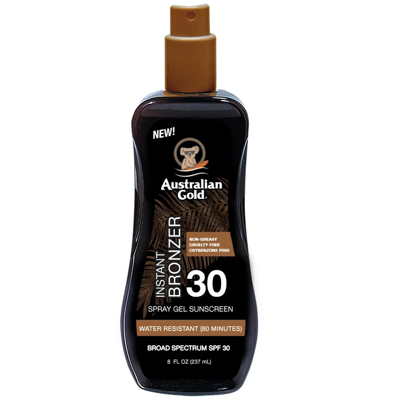 Australian Gold Instant Bronzer Spraygel Spf 30   237 Ml