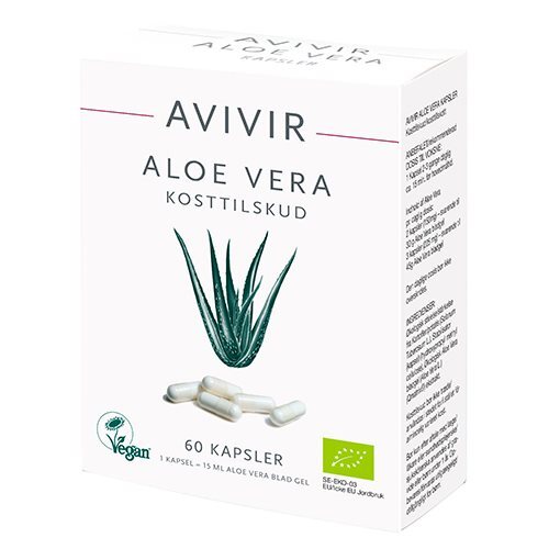 Avivir Aloe Vera Kapsler 60kap