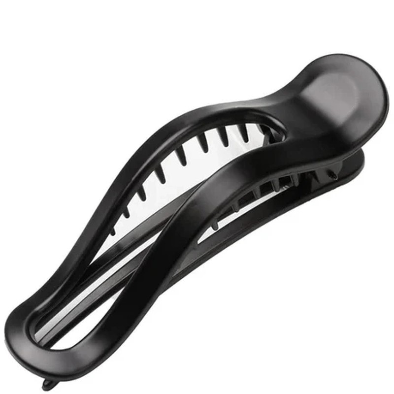 By Stær Camille Hair Clip   Big   Matte Sort