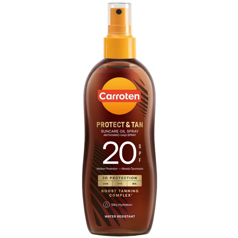 Carroten Protect   Tan Body Oil Spf 20   150 Ml