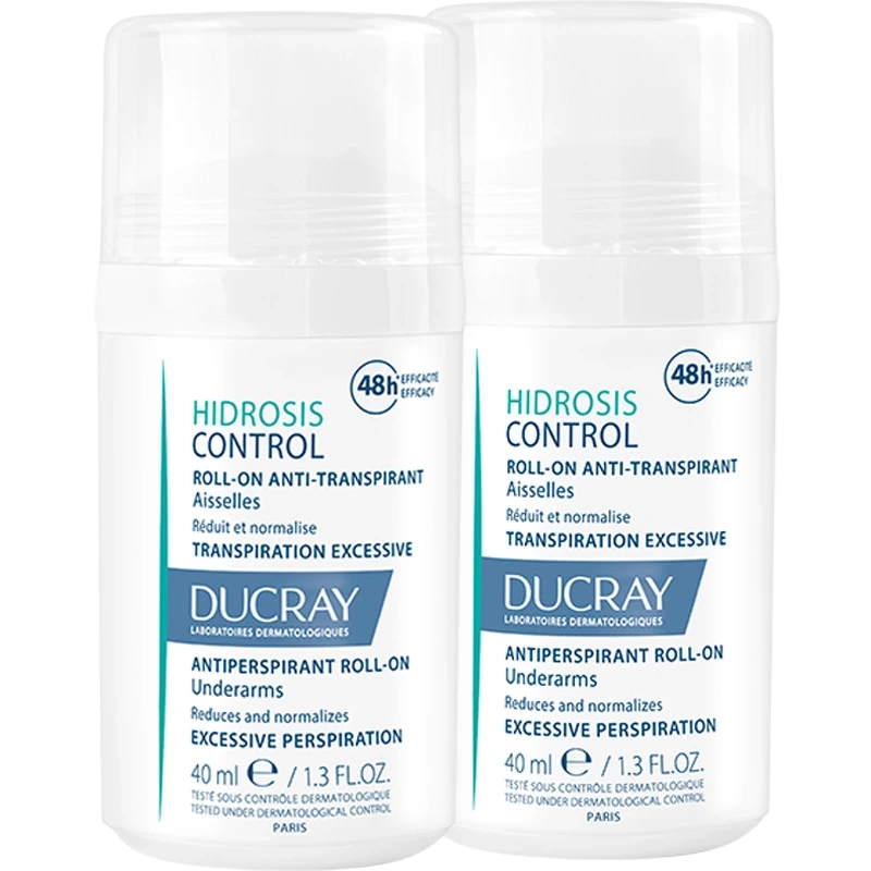 Ducray Hidrosis Control Roll On Duopack 2 X 40 Ml Limited Edition