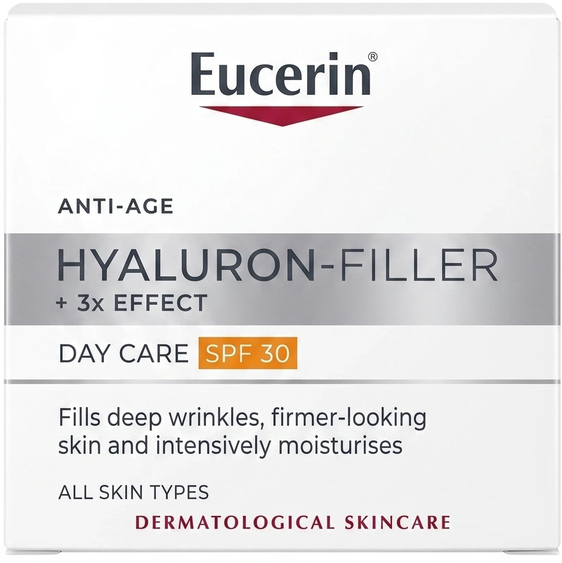 Eucerin Hyaluron Filler Day Cream All Skin Types Spf 30 50 Ml