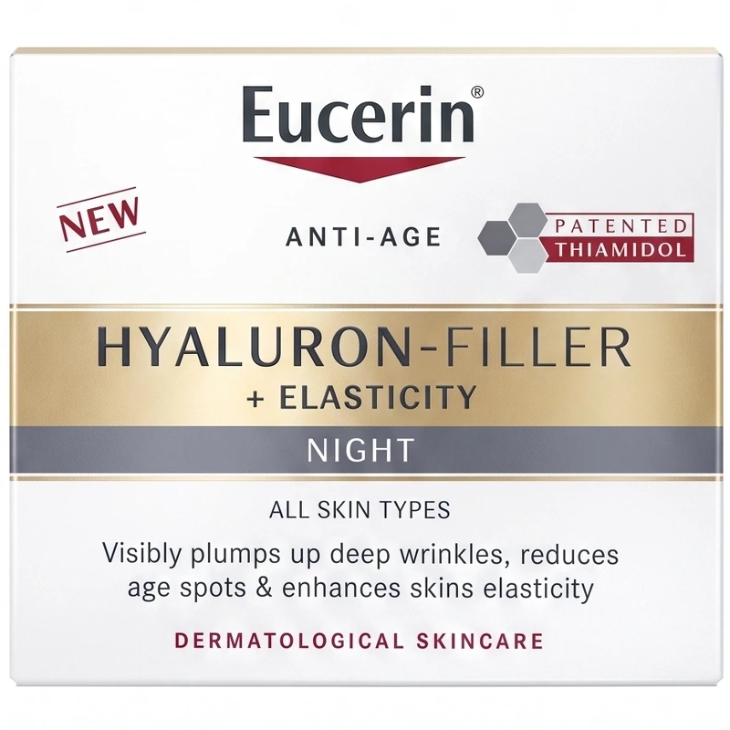 Eucerin Hyaluron Filler Elasticity Night Cream All Skin Types 50 Ml