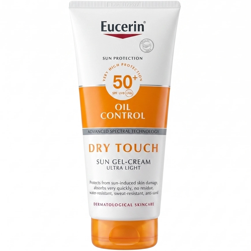 Eucerin Sun Body Oil Control Dry Touch Gel Cream Spf 50 200 Ml