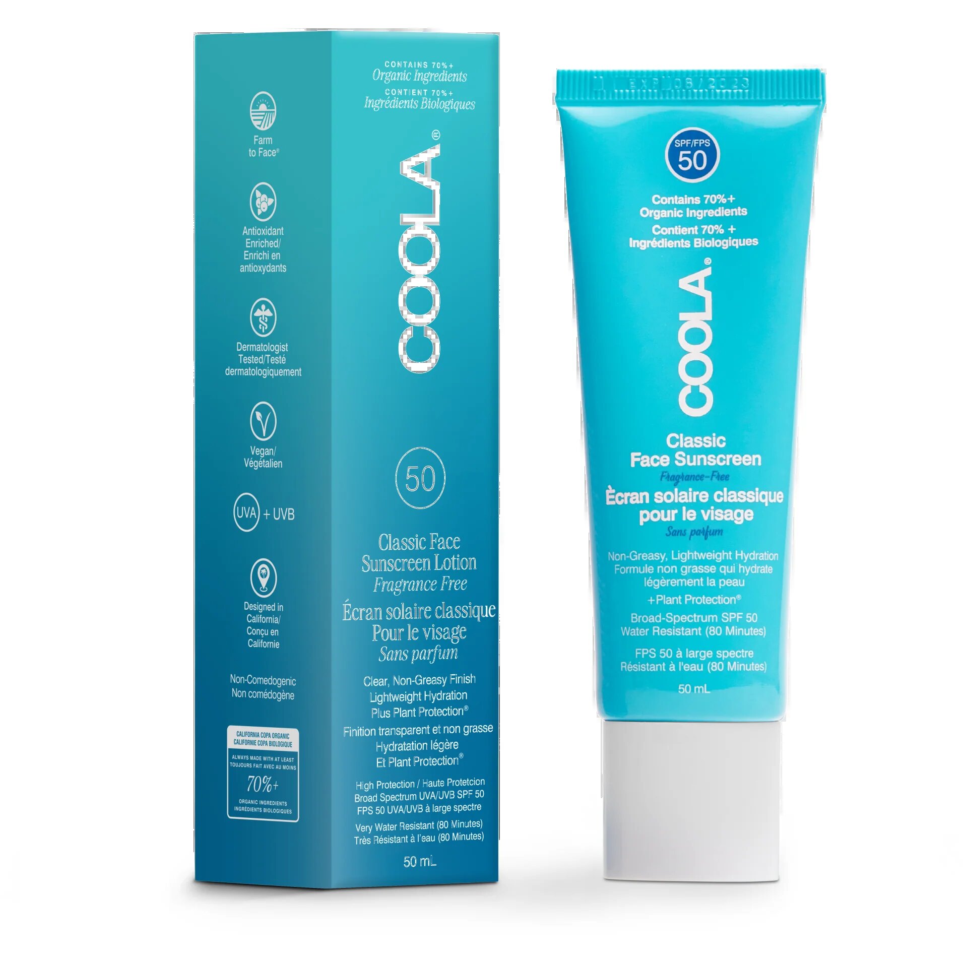 Classic Face Lotion Spf 50 Parfumefri 50 Ml