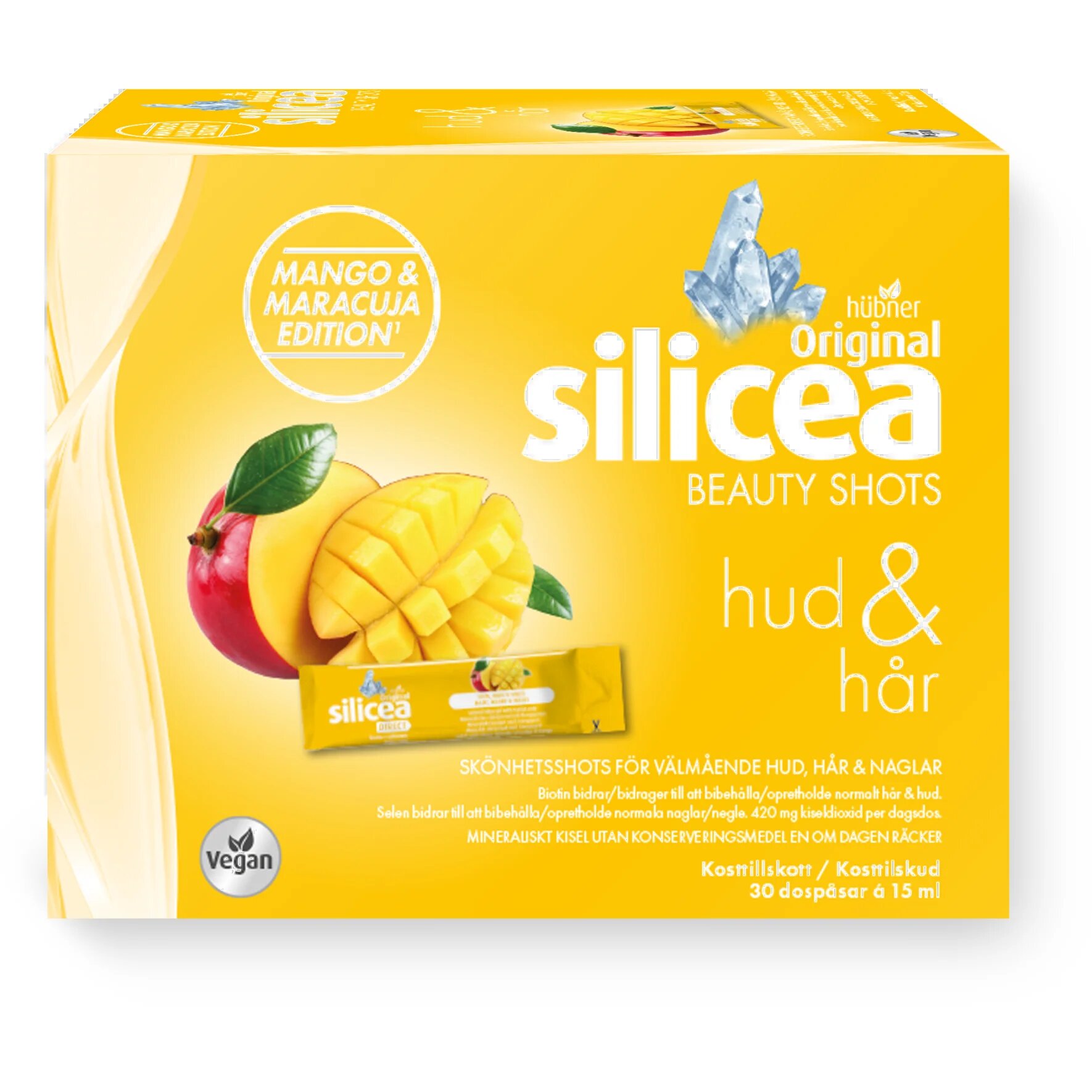 Original Silicea Beauty Shots Mango   30 Breve