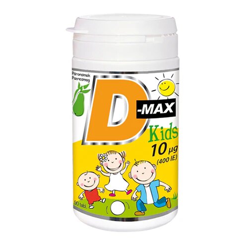 Vitabalans D Max Kids 10 Mikrogram 90 Tabletter