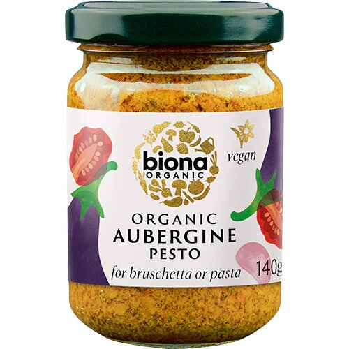 Aubergine Pesto øko    140 Gram