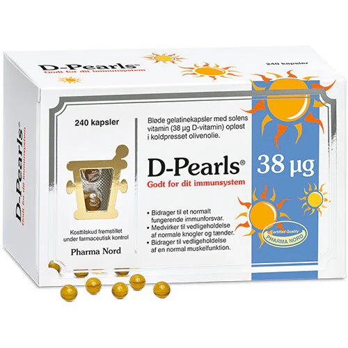 Pharma Nord D Pearls 38 Mcg 240 Kapsler