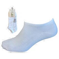 Comfort  Quot Low Cut Quot  Bamboo  Hvid  Str  35 38