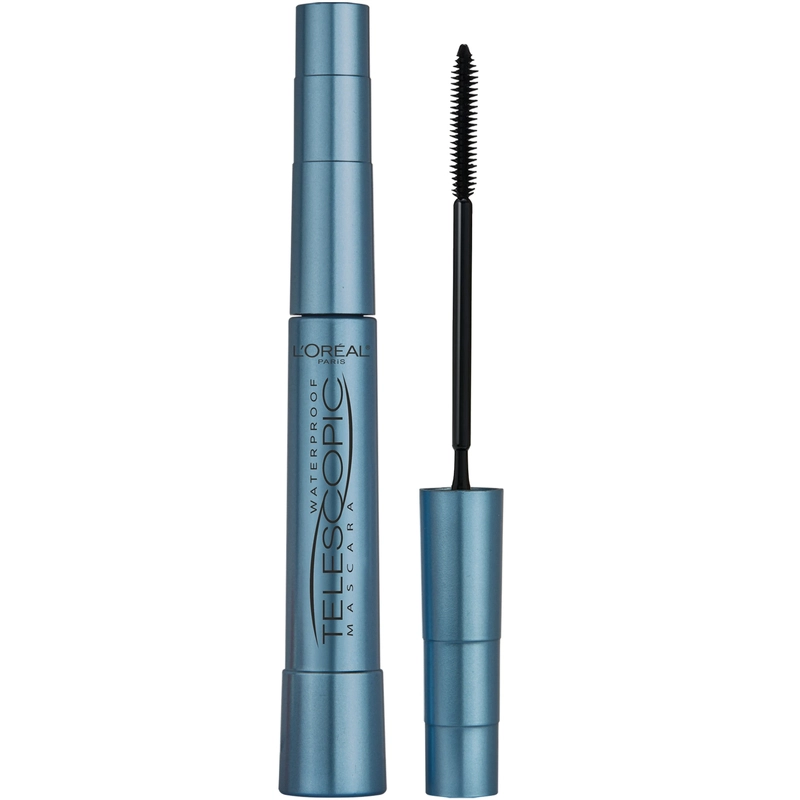 L Apos Oreal Paris Cosmetics Telescopic Waterproof Mascara   Sort   Sort   Waterproof 7 7 Ml   Sort   Waterproof