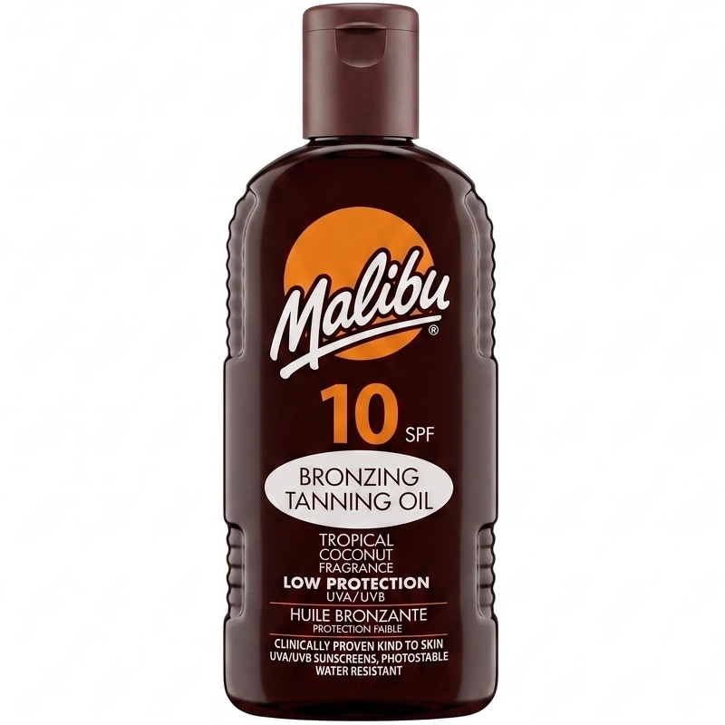 Malibu Sun Tanning Oil Spf 10   200 Ml