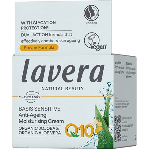 Lavera Basis Q10 Fugtighedscreme M  Jojoba Aloe  50ml