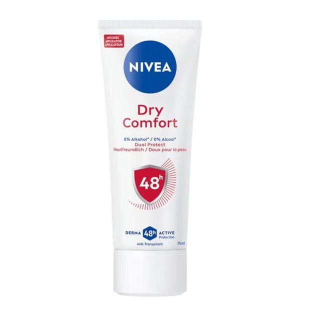 Nivea   Dry Comfort Anti Perspirant Deodorant Cream   75 Ml