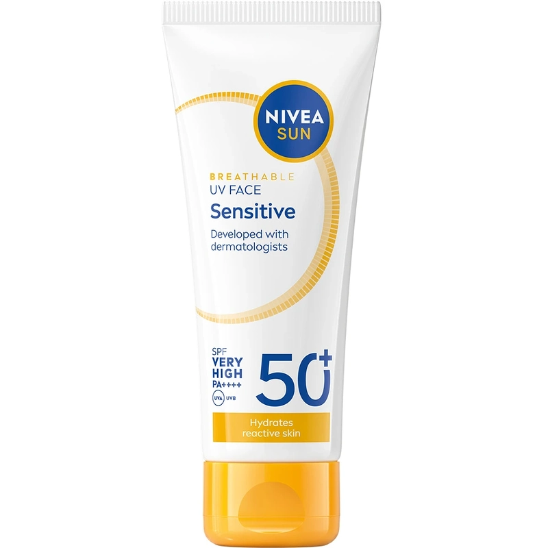Nivea Sun Uv Face Sensitive Cream Spf 50  40 Ml