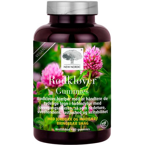 New Nordic Rødkløver Gummies 60 Stk   3 For 267