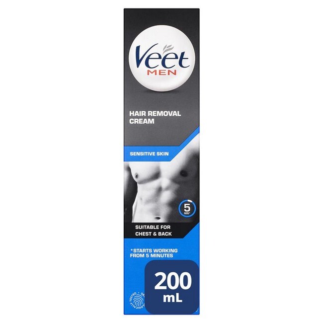 Veet Men Hair Removal Cream Sensitive Skin 200 Ml