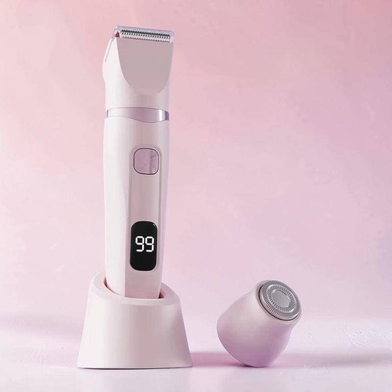 Skyskin Dualtrim 2 I 1 Ladyshaver Keramisk Bikinitrimmer Velegnet Til Sart Hud Leveres I Starten Af September