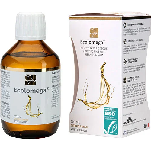 Ecolomega Fiskeolie 200 Ml
