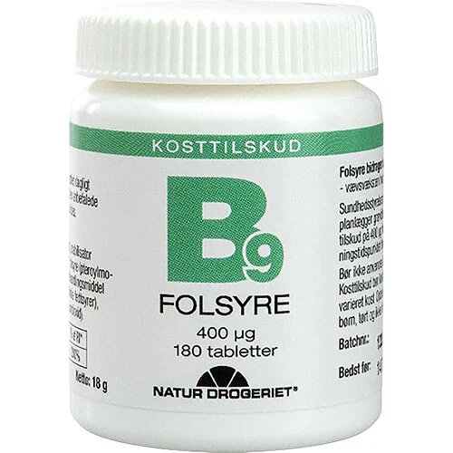 Folsyre økonomikøb 400 G