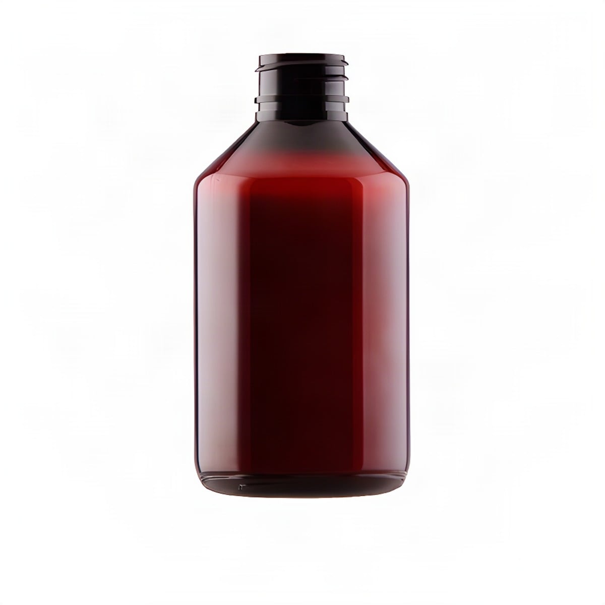 Brun Pet Flaske 250 Ml Med 28 410 Gevind Konisk Design