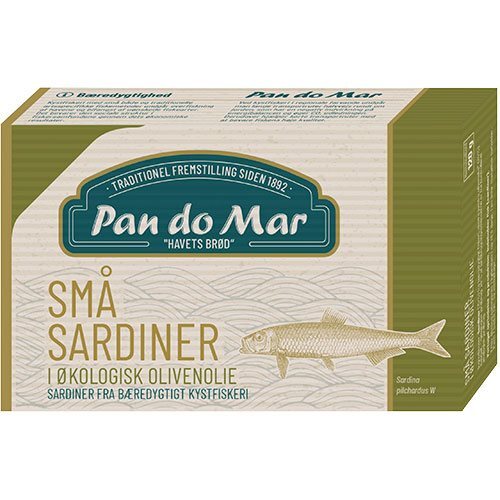 Små Sardiner I Olivenolie øko 120 Gram